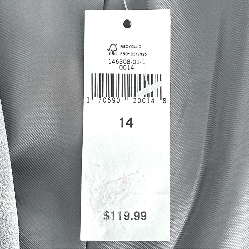 Banana Republic Open Front Blazer Long Sleeves Lined Pointed Front Shoulder Pads - Picture 4 of 6